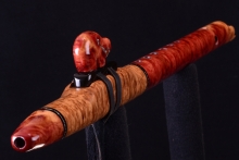 York Gum Burl Native American Flute, Minor, Mid A-4, #H7J